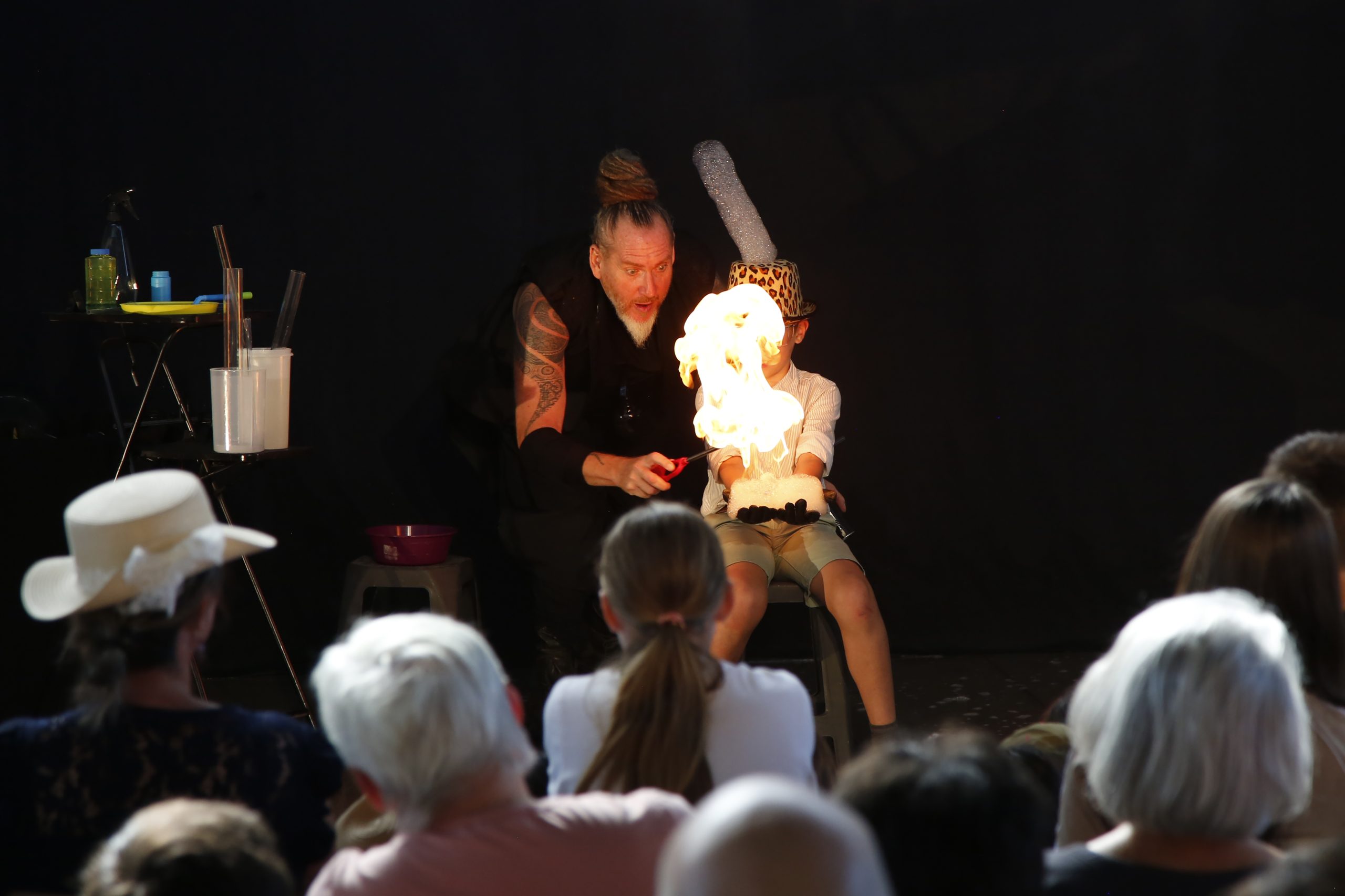 Performance familiale autour des bulles géantes